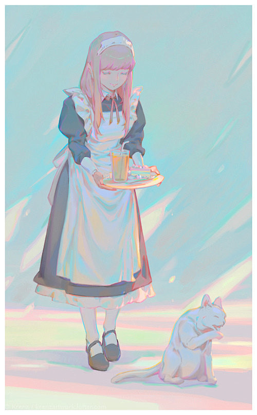 女仆小姐姐的色彩练习krenz