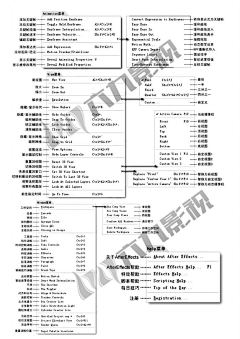 美玲爱摄影摄像采集到AE中英文对照表