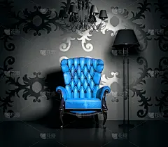 室内,华丽的,扶手椅,华贵,舒服,壁纸,椅子,复古风格,巴洛克风格,现代