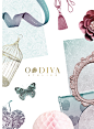 Atelier O'Diva : Corporate identity development for atelier