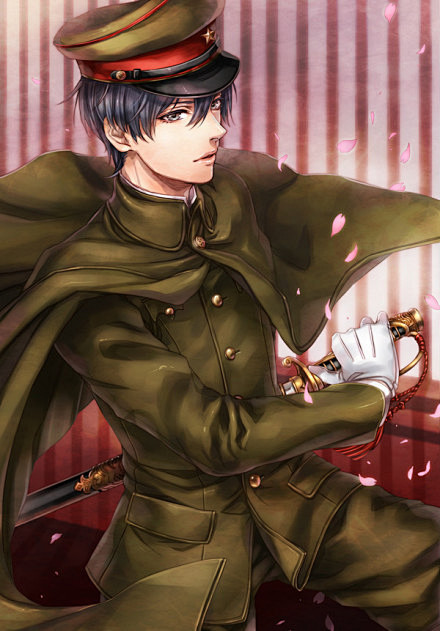 动漫军装#骚年~穿起你的军装,拿起你的.