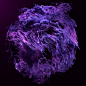 abstract Digital Art  particles c4d motion simulation cinema 4d CGI Render redshift