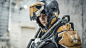 Ranger Javelin Exosuit | Anthem [Bioware, EA], Jordan Duncan : Anthem's Ranger Javelin Exosuit, built for BioWare for live events & promotional use. Working from provided assets, our team at Henchmen Studios did all further digital and traditional fab