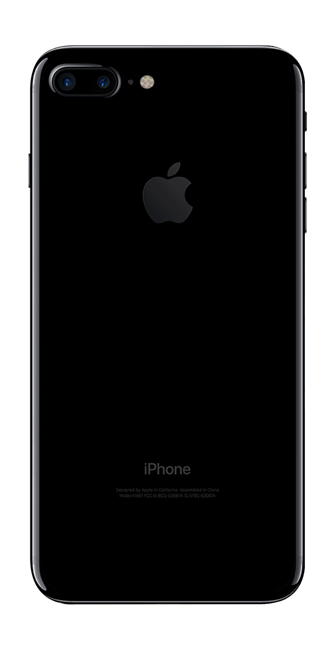 苹果7plus黑色背面