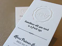 创意独特而醒目的凸版名片 设计圈 展示 设计时代网-Powered by thinkdo3