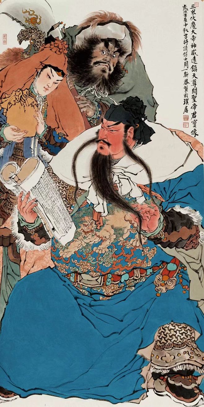 历史文脉滋养下的周一新将人物画带进了一个...