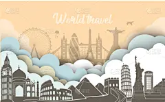 旅途,纪念碑,名声,地球形,旅行者,男人,夏天,形状,白色,旅行