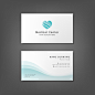 Medical professional business card design mockup | Free Vector
