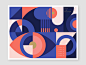 Geometry illustration，brand