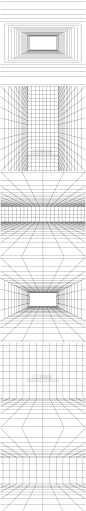 365 PS笔刷 场景气氛空间透视网格辅助线几何线 手绘构图辅助神器-淘宝网