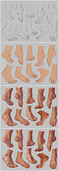 Drawing tutorials - Foot/Feet Reference