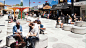 墨尔本阿克兰街商业景观Acland Street, St Kilda by McGregor Coxall-mooool设计