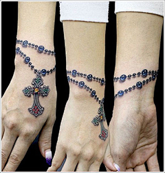 515TATTOO采集到北京纹身店515刺青 十字架纹身刺青图案分享下载