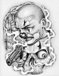 Chicano Prison Tattoos | Chicano Art | Prison Art, Tattoos, Murals, Lowriders all Chicano Art ...
