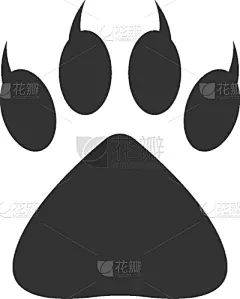 剪贴画,分离着色,爪子,式样,可爱的,脚印,纯种犬,梗犬,野生动物,壁纸