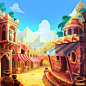 Background Art - Pet Rescue Puzzle Saga : Background art created for the game: Pet Rescue Patrol Saga by King Digital.