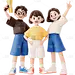 人物系列3D招聘/拿喇叭人物