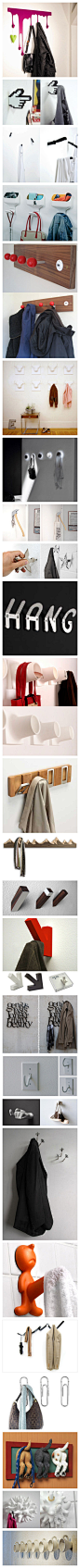 25个极富创意的墙钩设计，你喜欢哪个？