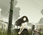 唯美女生插画图片 #19 (1)