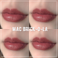 MAC brick-o-la豆沙色试色_润唇膏_彩妆_小红书