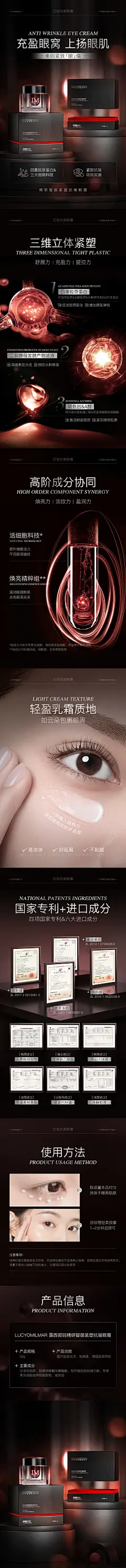 LUCYOMILMAR露西密码精研智御紧塑抗皱眼霜详情页
