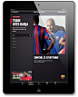 Nike+ Football Team Edition    ipad平板app界面设计 #采集大赛#