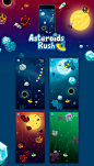 Asteroids Rush! on Behance: 