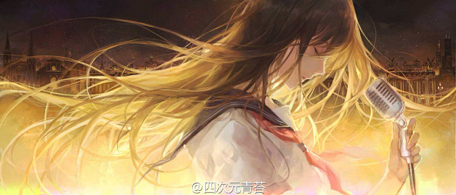 #二次元# #美少女# 「四次元青苔/绘...
