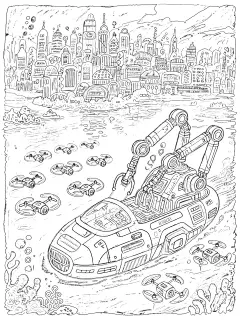 科幻画科技画参赛获奖作品 - 小红书
