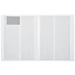 MUJI  无印良品 PP名片保存夾\名片夹\名片簿\名片册 A4\200枚