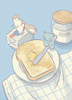 Duuuuuuuxy采集到Q版小人美食