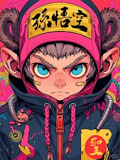 齐天大圣 插画 - 小红书搜索