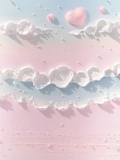 ins原创壁纸｜粉色治愈系｜可爱心心｜梦幻星云 - 小红书