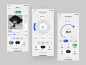 Smart Home Controller (Light) controller controls panel design panel home screen home smart home smarthome smart light dark layout platform behance ui application app sketch concept design