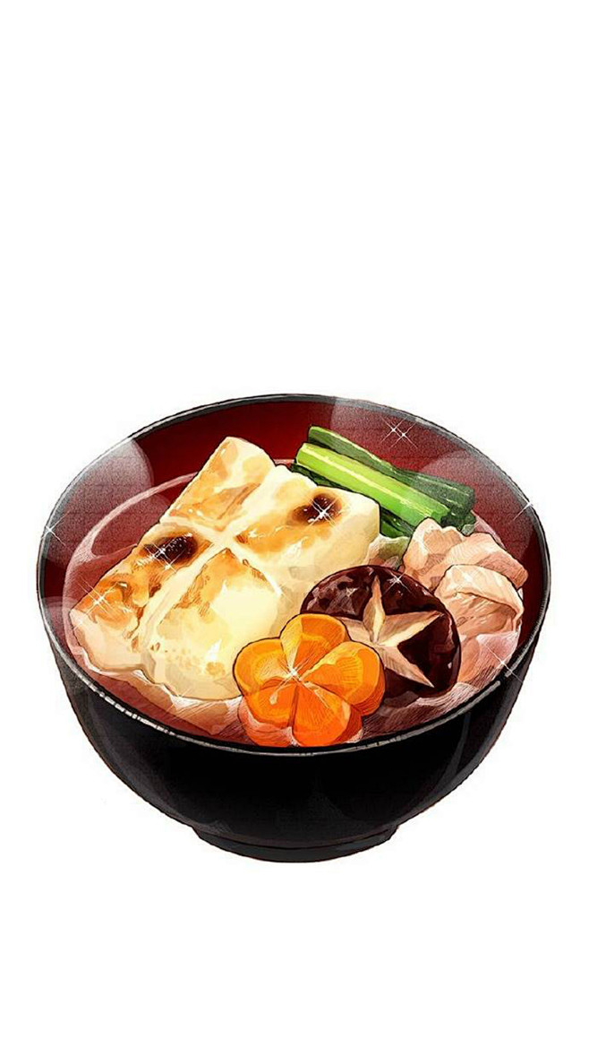 手绘美食