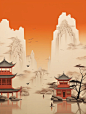 Midjourney大美中国工笔画｜AI古诗绘图