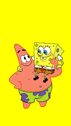 海绵宝宝的微笑_卡通动漫QQ皮肤_我要个性网