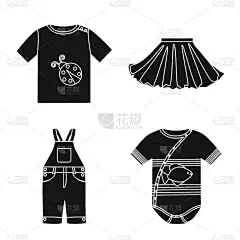 小的,棉,图标,可爱的,无尾礼服,儿童,夏天,裙子,婴儿,设计