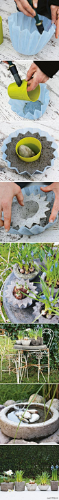 make your own planters: 