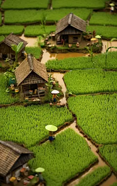 花朵油画山水海边日出日落草地壁纸