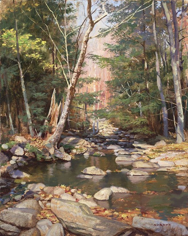 James Gurney: Creek ...