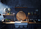 Navá - Full CGI : Reproduction of an antique kitchen