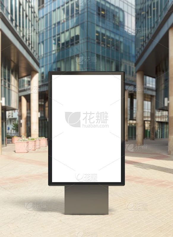 垂直画幅,街道,布告栏,空白的,办公室,留白,零售展示,边框,消息,无人素材-花瓣网