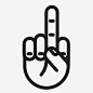 foff手手势图标_88ICON https://88icon.com foff 手 手势 中指 权力 抗议 革命 暴乱 混乱