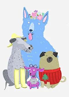 绵羊小猪高清素材 卡通动物 卡通手绘 水彩画 绵羊小猪 萌宠 装饰图案 免抠png 设计图片 免费下载
