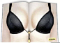 最优雅的文胸创意广告Wonderbra魔术胸罩创意杂志广告：