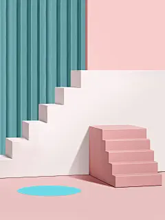 建模c4d场景 台子