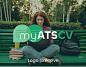 myATSCV Logo Creative & Website Ui