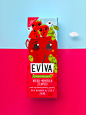 Lidl - Eviva kids 果汁品牌趣味包装设计-古田路9号-品牌创意/版权保护平台