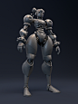 Robotic Chun Li (WIP) , Eric Ujfalussy : CL-2300 series Robot. Built with the best materials, for the hardest kicks. 

A few renders of Robot Chun, which is a wip post till I actually do texturing and look dev. 

Concept by Dylan Ekren, which you can see 